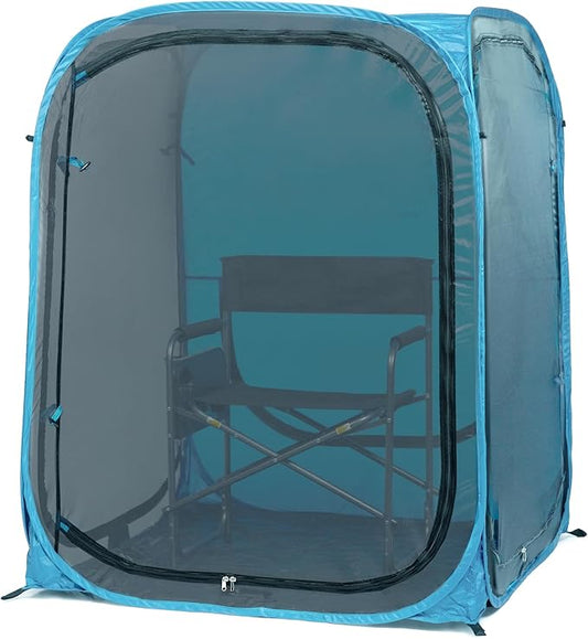 WeatherPod® The Original Shark Tank MyPod™ Mesh 1-2 Person Pop-Up Screen Pod - Keeps Out Bugs, Mosquitos, and Harmful UV Rays - UPF 50 for Maximum Protection from The Sun