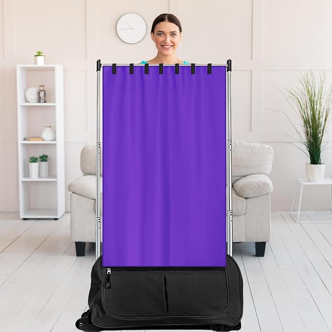 Privacy Curtain for Dance Bag Suitcase Portable Changing Room Privacy Curtain Without Rack Partition Screens for Dancer Backstage Accessories, Camping, Window Shades