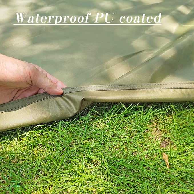 13.5x13.5 ft Tent Footprint Waterproof Camping Tarp Ultralight Mat Under Tent Moisture-Proof Ground Sheet Mat