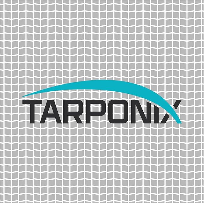 12' x 25' Extra Heavy-Duty Tan Poly Tarp – 12 Mil Thick, Waterproof, UV-Resistant Polyethylene with Reinforced Edges, Double-Stitched Hems, and Rustproof Grommets