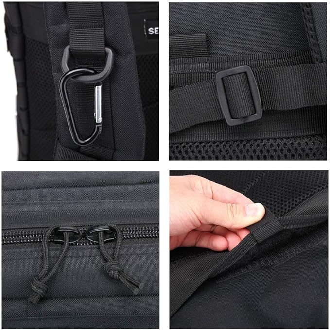 50L Expeditionary Tactical Backpack - Large Molle Bag