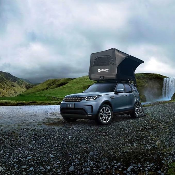 UNISTRENGH Waterproof Inflatable Car Rooftop Tent Lightweight Portable Family Outdoor Camping Roof Top Tent for SUV, Jeep Cars