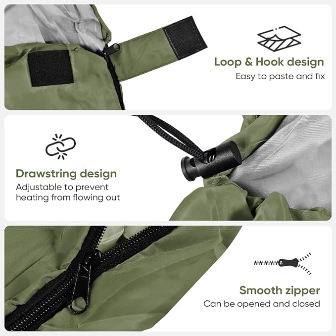OBTANIM Sleeping Bags Portable Waterproof Camping Sleeping Bag for Adults Kids 4 Seasons Cold Weather or Warm Backpacking Hiking Mountaineering Indoor Outdoor Use