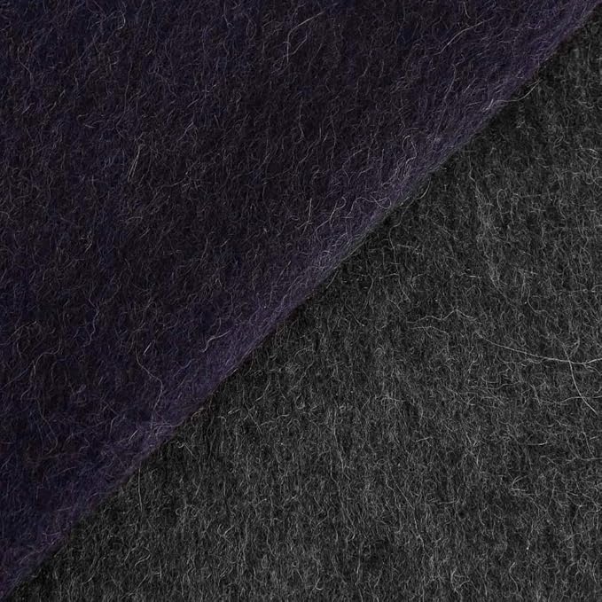 Thick Alpaca Wool Blanket Heavyweight Camping Outdoors Indoors Soft Peru Twin Size Biface Design (Gray/Blue, Twin Size)