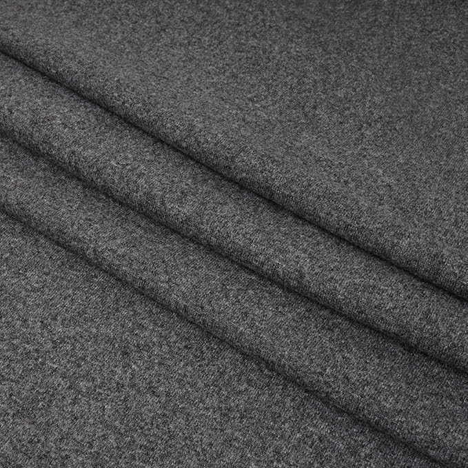 Twin Size Fitted Sheet Only - 4-Way Stretch Knit, Snug Fit, Wrinkle Free & Stay in Place, No More Slipping Off for Mattress, Soft & Comfortable - Hemp Gray, Twin