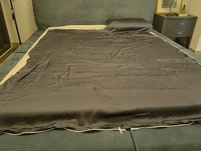 Chiffon Sleeping Bag Liner - Adult Sleep Sack & Travel Sheet for Hotel - Ideal for Camping, Hiking, Backpacking, Sofa, RV, Summer Warm Weather Seasons