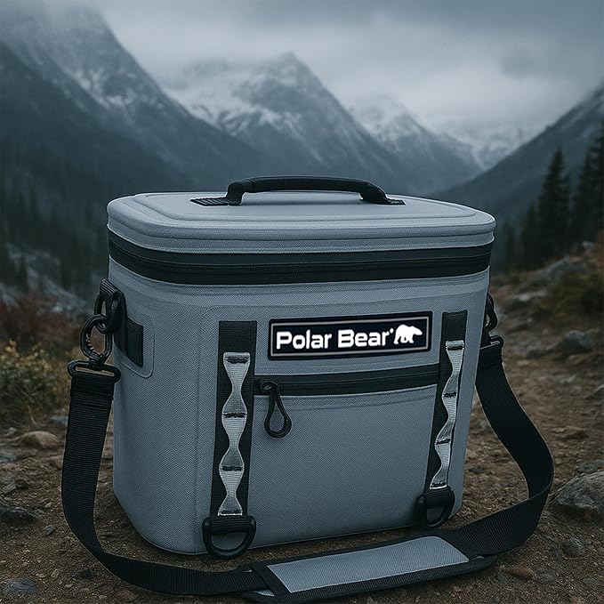 Polar Bear Coolers - Soft Topper Cooler Bag - Insulated Leak Proof Thermal Bag for Travel, Beach, or Camping - Heavy Duty & Portable - Made Waterproof - Keeps Ice up to 48 hrs