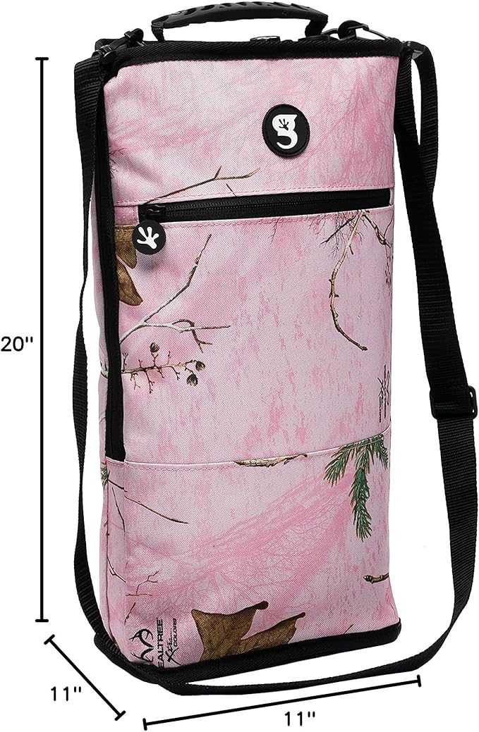 geckobrands Verticool Cooler - Insulated Portable Soft Cooler Bag with Adjustable Shoulder Strap, Holds 9 Cans or 2 Wine Bottles, Perfect for Beach, Picnics, and Outdoor Activities