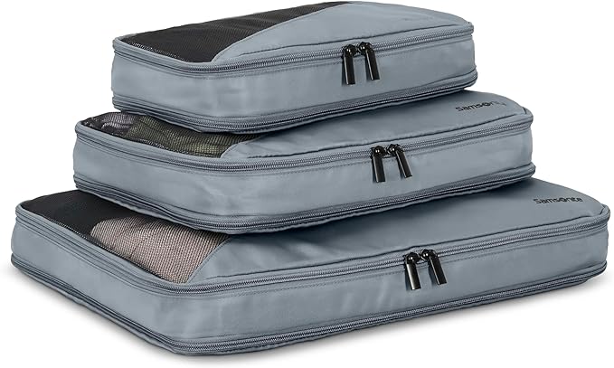 Samsonite 3-Piece Compression Packing Cube Set, State Blue