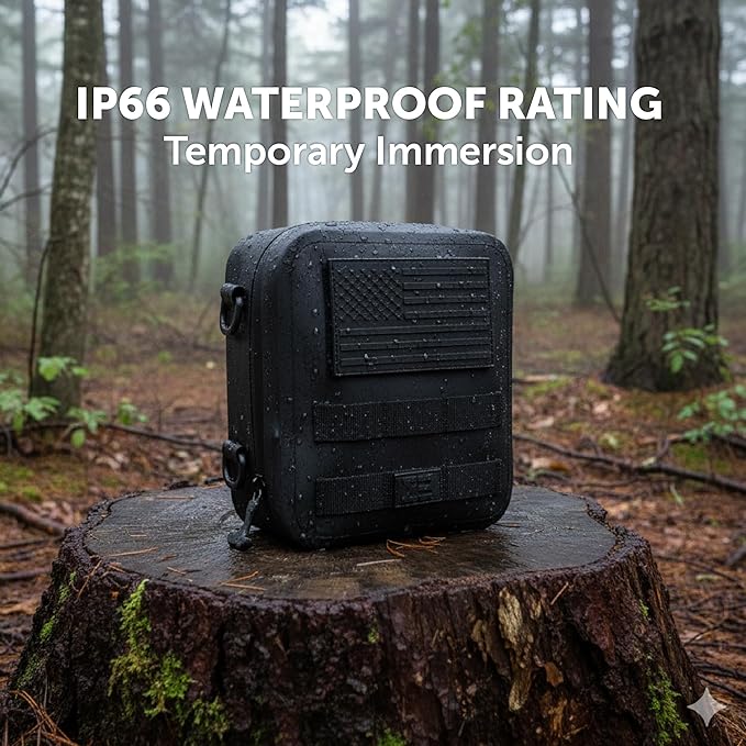 SealBags Water Resistant Tactical MOLLE Pouch for Hiking, Tools and Camping Gear. Durable Thermoplastic Design and Molle Compatible with Backpacks, Tactical Belts, Waist Bags and More