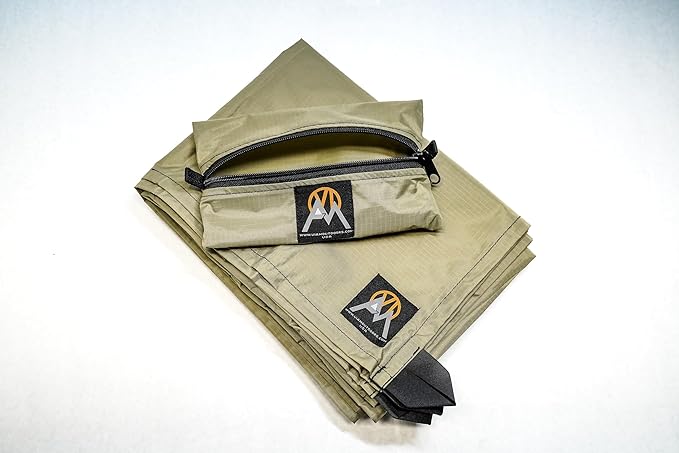 VIAM Outdoors | Granite Peak Ultralight Water Proof Tarp | 1.9oz | Tan