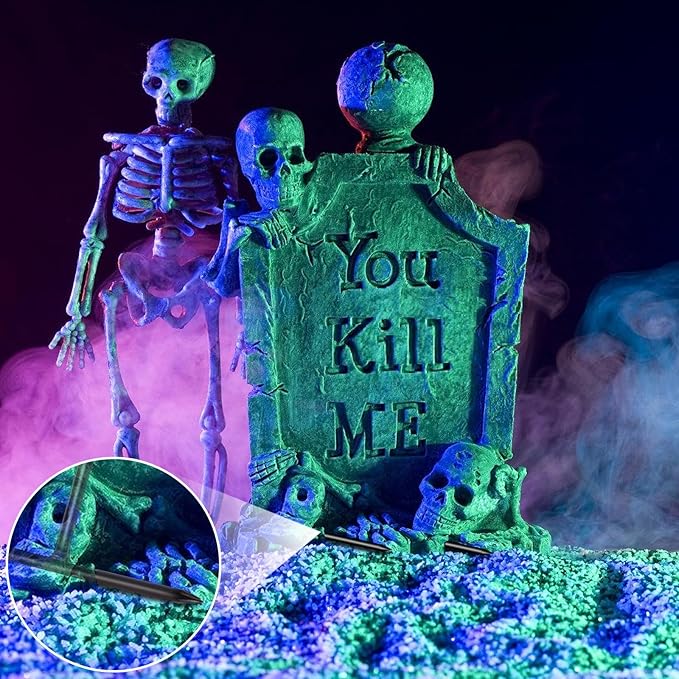 28PCS Metal Halloween Tombstone Stakes 6.5"X3" T Shaped Tombstone Stakes, Foam Graveyard Stakes, Tombstone Metal Stakes, T Shape Metal Stakes for Halloween Tombstone Yard Lawn Outdoor Decorations