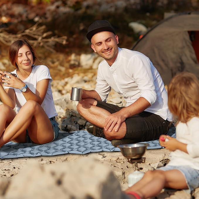 Ultralight Sleeping Pad for Camping - Lightweight Sleeping Mat for Backpacking - Inflatable, & Compact Air Mattress