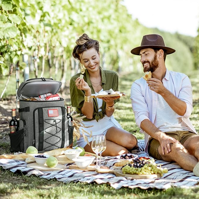Maelstrom Backpack Cooler,Soft Lightweight Leakproof Cooler Backpack,Men Women 35/50 Can Insulated Cooler Bag,Keeps Hot/Cold for Up to 16 Hours,Perfect for Camping, Beach