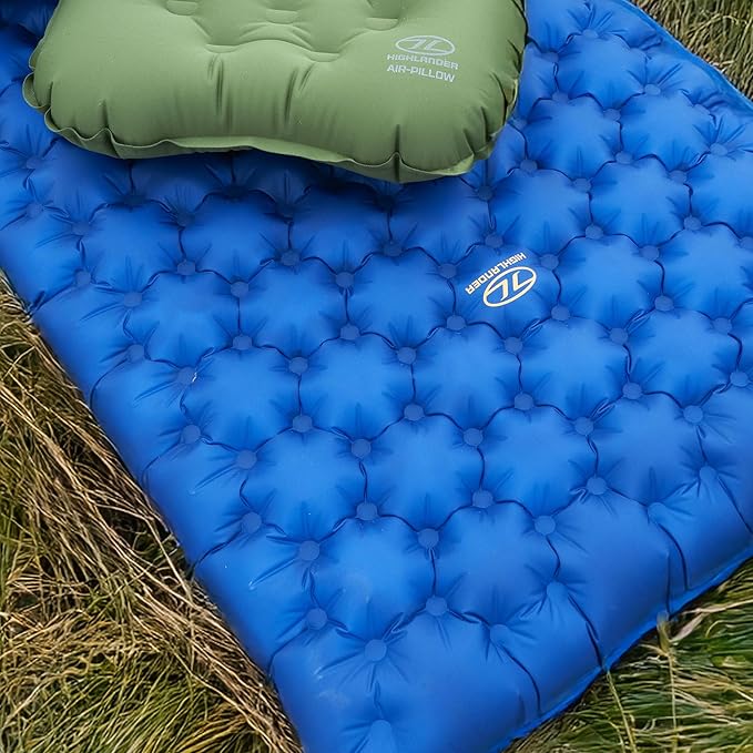Nap Pak Arctic R11 Inflating Sleeping Mat – All Year 4 Season Winter Camping Mat – R Value 11 Insulated Alpine Sleeping Pad – 10cm Thick, Lightweight 900g, Compact – Cold Weather Backpacking Use.