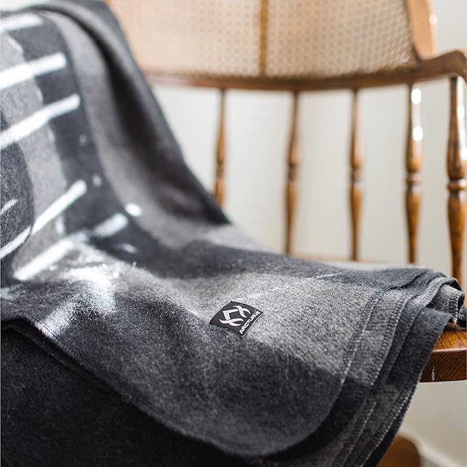 Arcturus Plaid Wool Blankets - 4.5lbs Warm, Heavy, Washable, Large | Great for Camping, Outdoors, Sporting Events, or Home
