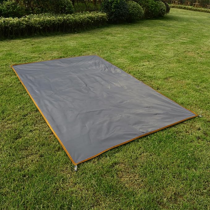 Wind Tour Portable Multifunctional Outdoor Camping Tarp Groundsheet Footprint Lightweight Floor and Ground Tarps for Camping Hiking with Carry Bag (57" x 83")