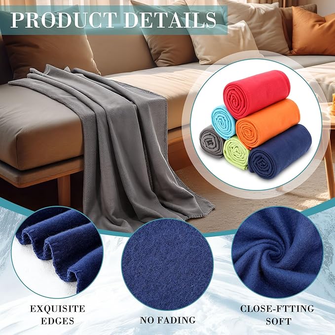 Macarrie 30 Pcs Hiking Gear Set, Include 10 Sleeping Bags for Adults Teens Kids with Compression Sack, 10 Warm Fleece Blankets and 10 Drawstring Bags for Camping Gear Homeless Supplies