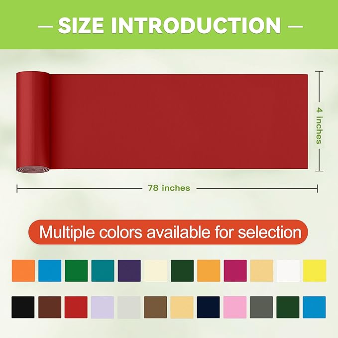 4x78in Nylon Repair Tape,Tent Repair Kit,Self Adhesive Waterproof Fabric Repair Tape for Tent, Umbrella, Sleeping Bag, Down Jackets,Knapsack.(Red)