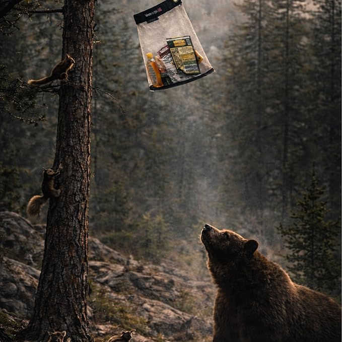 Rodent Proof Bear Bags - Ultralight Stainless Steel Mesh Bag for Camping Food Storage - Sturdy and Rust-Resistant Sack with Lock and Grommet For Easy Hanging