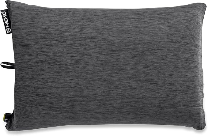 NEMO Equipment Fillo Backpacking & Camping Pillow - Black Pearl/Birch Bud - One Size