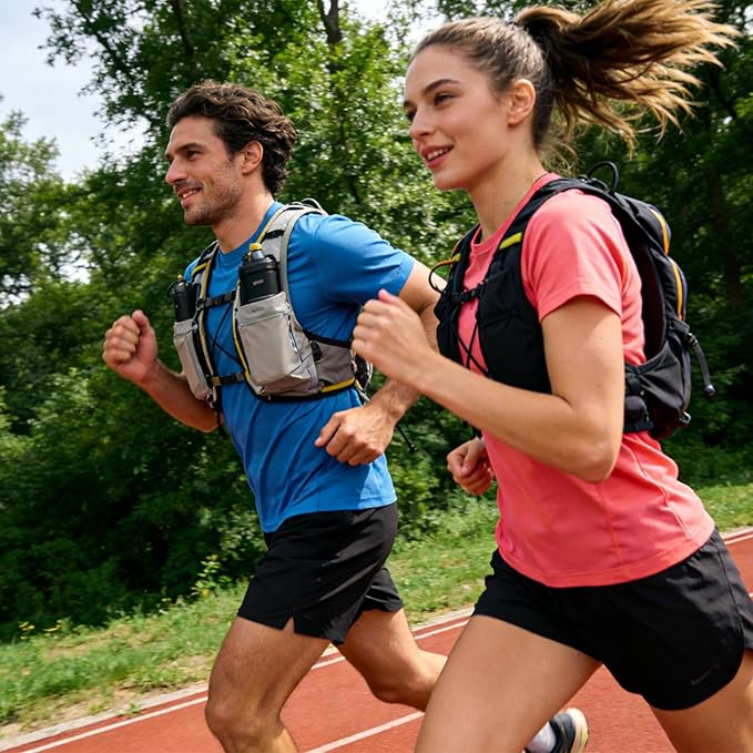 Lightweight Hydration Backpack, Running Backpack with 2L Water Bladder, for Women and Men Marathon, Trail, Cycling, Hiking, Jogging