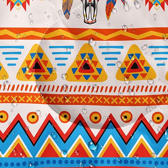 Kids Sleeping Bag for Boys Girls,Bohemian Cowboy Print-Lightweight Warm Portable Outdoor Indoor-Waterproof Cold Weather Resistant Sleeping Bag for Camping Hiking