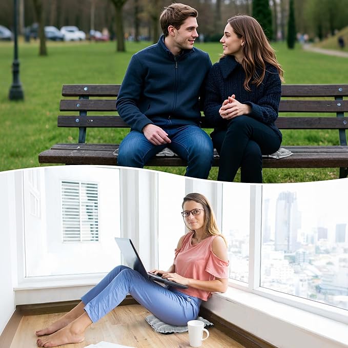 ONTYZZ Inflatable Seat Cushion Lightweight Stadium Seat Pad Travel Air Seat Cushion for Hiking Office Airplane Stadium Car