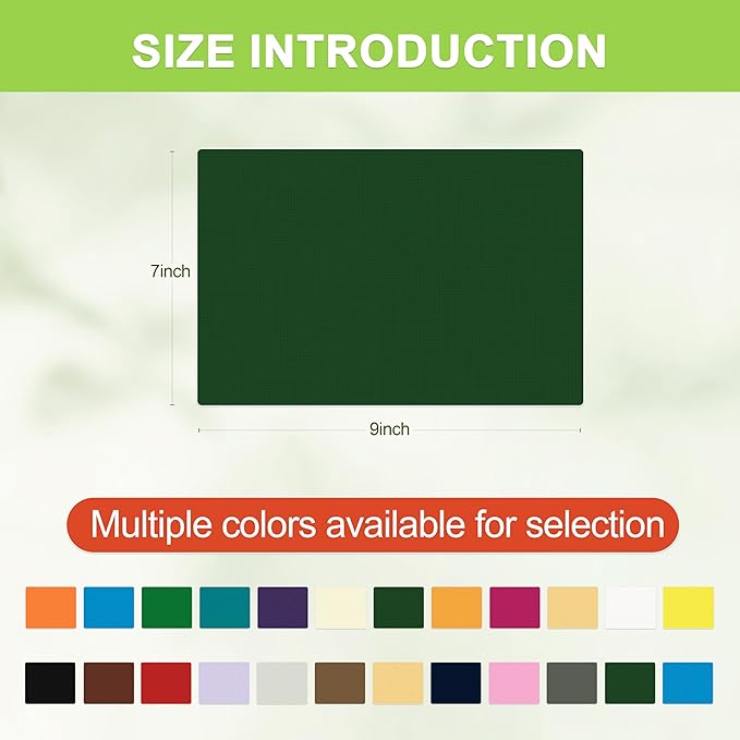 7x9in Nylon Repair Patch,Tent Repair Kit,Self Adhesive Waterproof Fabric Repair Tape for Tent, Umbrella, Sleeping Bag, Down Jackets,Knapsack.(Dark Green,6ps)