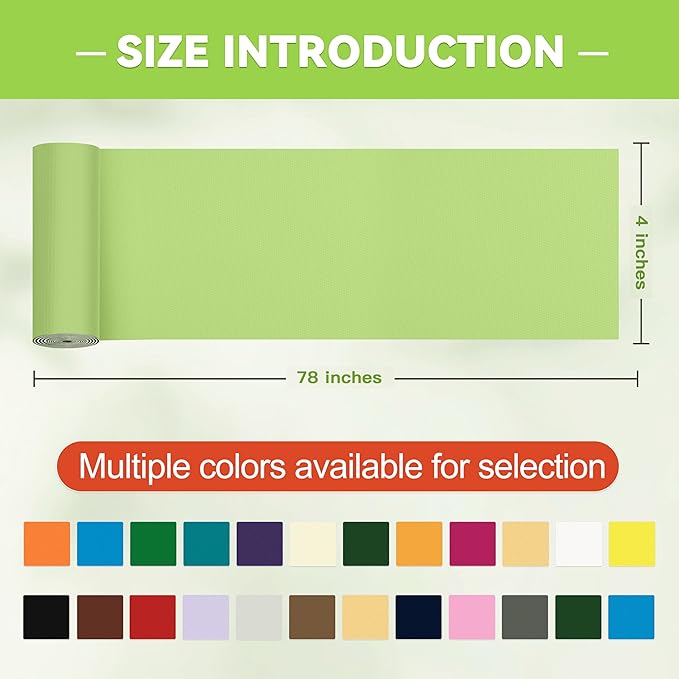 4x78in Nylon Repair Tape,Tent Repair Kit,Self Adhesive Waterproof Fabric Repair Tape for Tent, Umbrella, Sleeping Bag, Down Jackets,Knapsack.(Soft Green)