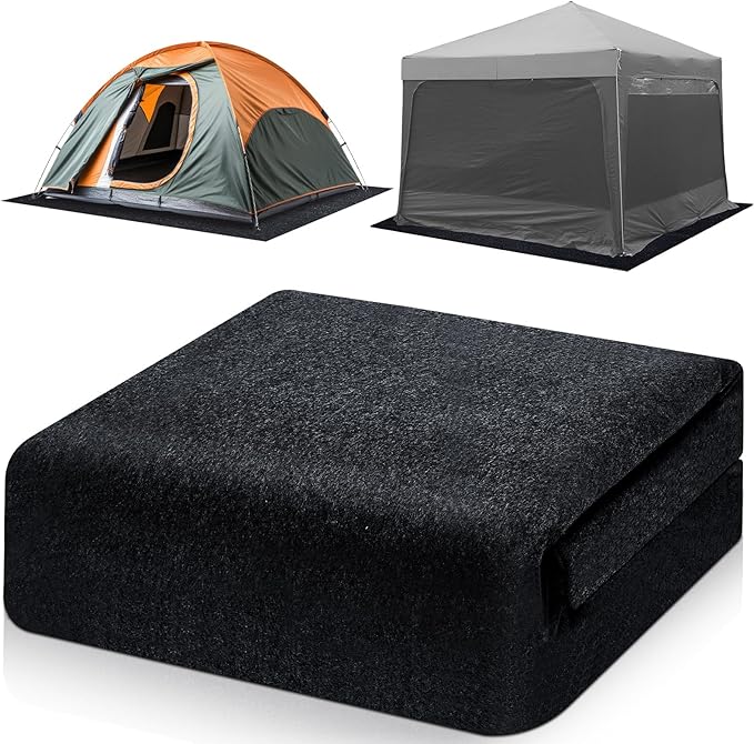 Tinideya 6.5 x 4.9 ft Outdoor Storage Shed Floor Mat Waterproof, Non Slip & Washable Camping Tent Carpet for Outdoor Camping, Lawn Supplies Storage(Storage Shed Not Included)