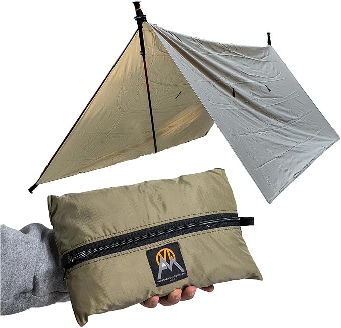 VIAM Outdoors | Granite Peak Ultralight Water Proof Tarp | 1.9oz | Tan