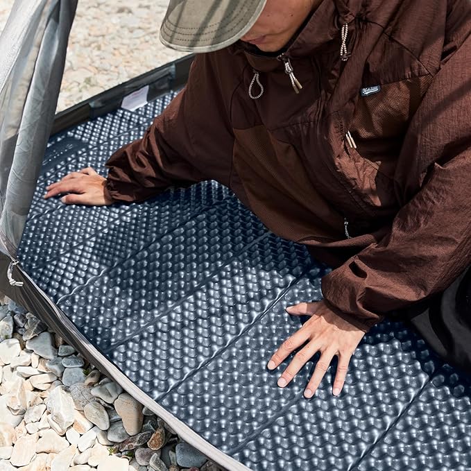 Naturehike Ultralight Foam Sleeping Pad - R1.8/R2.6/R3.0 Closed Cell Mattress, Thick Portable Folding Mat for Backpacking, Waterproof & Compact for Camping, Hiking, Travel and Car Camping
