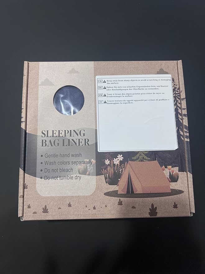 Sleeping Bag Liner,Travel Sheet & Adult Sleep Sack, Camping Sheets Travel Sleep Sack for Backpacking,Hotels & Hostels -Lightweight Single &Double Travel Sheet Camping Sheets