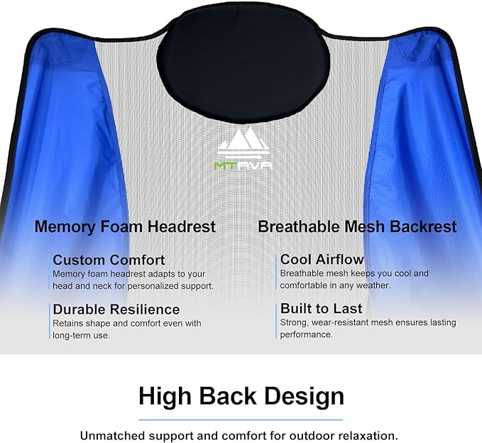 Camping Chairs for Adults, Supports 600 Lbs Lightweight Folding Camping Chair, Collapses to Size of Water Bottle Portable Camping Chair for Outdoor, Beach, Lawn, Travel, Picnics