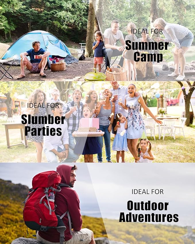 Sleeping Bags for Adults Cold Weather - 20 Degree Big&Tall Size Backpacking Lightweight Waterproof for Girls Boys Mens Teen Women for Camping Hiking Outdoor Travel Hunting with Compression Bags