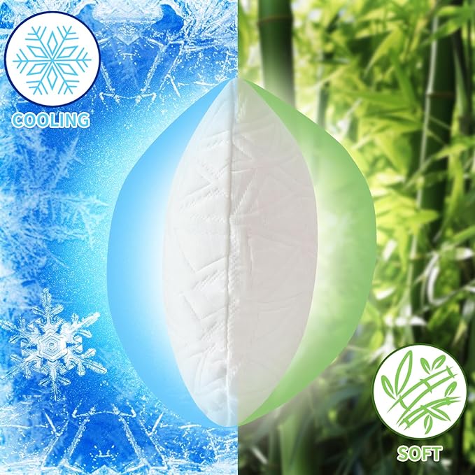 Small Shredded Gel Memory Foam Pillow,Adjustable for Contoured Support -Portable Ideal for Backpacking, Camping, Travel, Car, Airplane,Office Nap