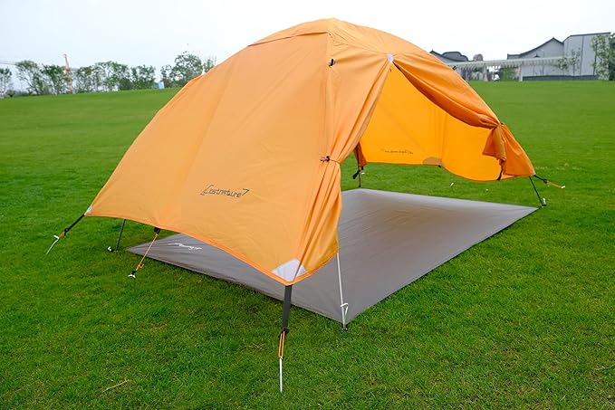 Clostnature Tent Footprint - Waterproof Camping Tarp, Heavy Duty Tent Floor Saver, Ultralight Ground Sheet Mat for Hiking, Backpacking, Hammock, Beach - Storage Bag Included