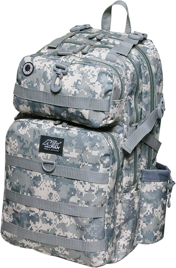 Tactical Military Camping Hiking Outdoor Backpack w/MOLLE Straps