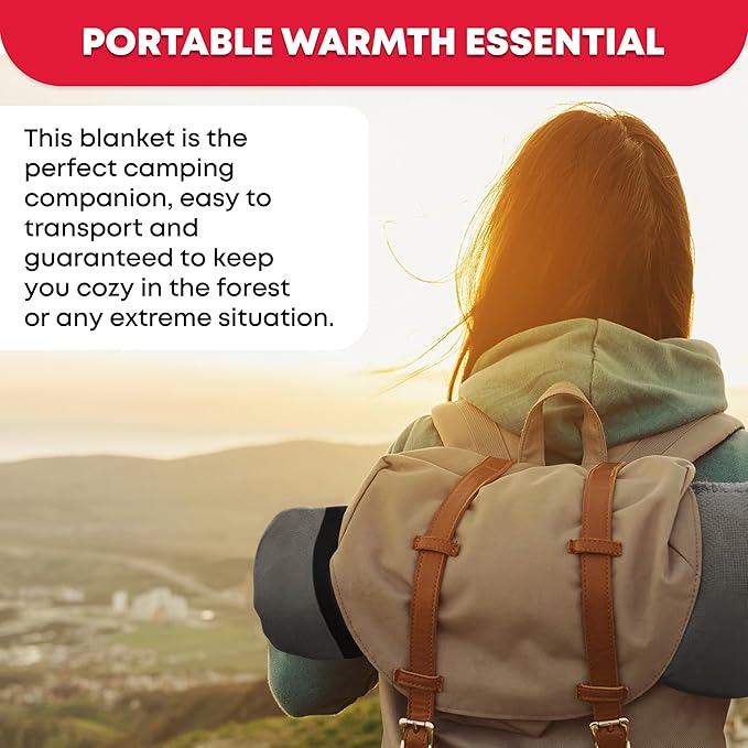 Military Wool Blanket - 95% Wool, Washable, Perfect for Outdoors, Picnics, Travel, Car & Bushcraft Emergency Blanket, 96" x 96" 6.65 lbs. - Grey with Stripes - Queen Size