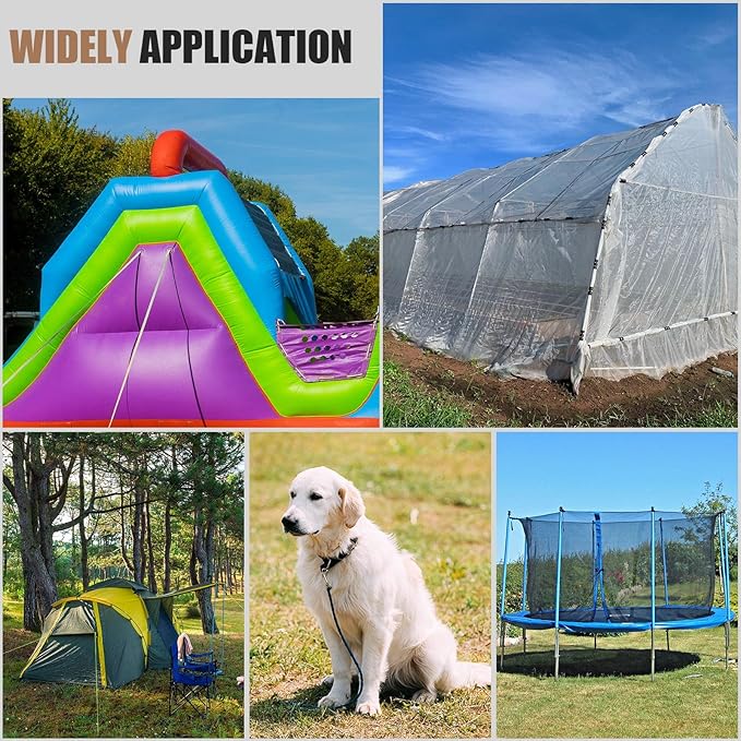 Reginary Ground Anchors Screw in Tent Stakes Heavy Duty Trampoline Anchors High Wind for Camping Canopy Carport Sheds Beach Sand Stakes Metal Swing Set