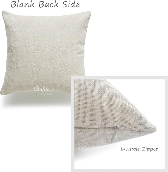 Holiday Pillow Cover, Merry and Bright, 18" x18"