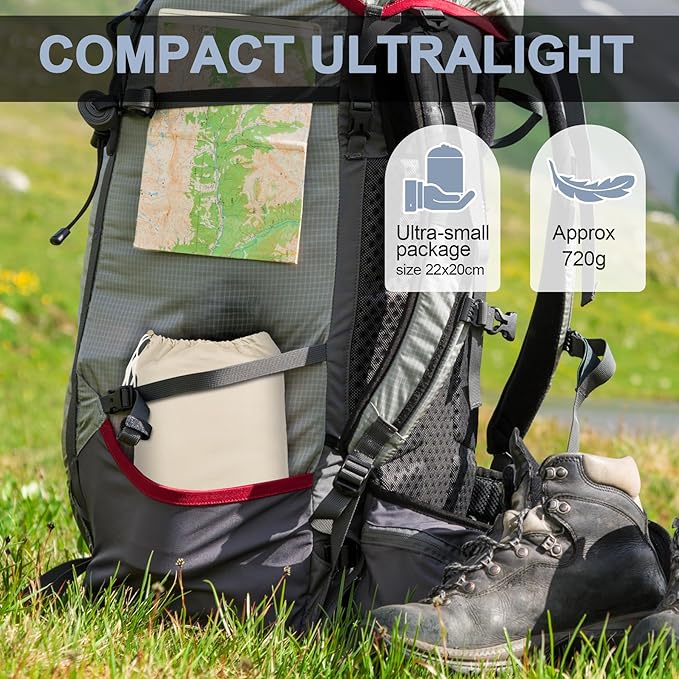 Sleeping Bag Liner,Long Staple Cotton, Adult Sleep Sack & Travel Sheets,Travel Sleep Sack for Backpacking, Hotels & Hostels Lightweight Travel Sheet Camping Sheets,Has Full Length Zipper