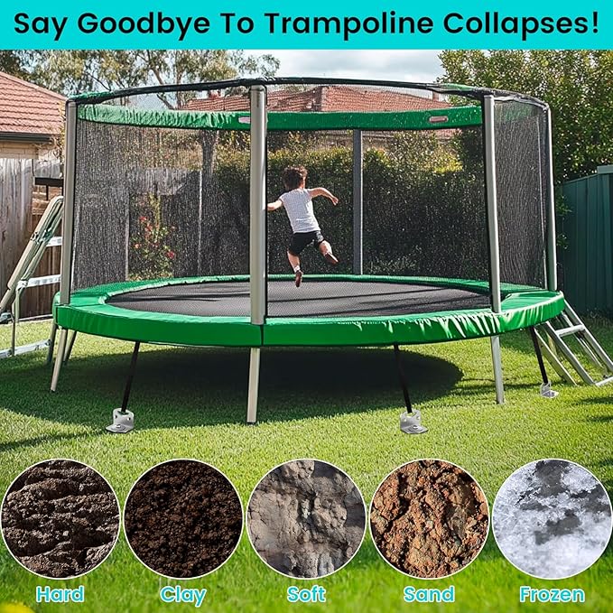 25" Ground Anchors Screw in, Mobile Home Anchors with Upgraded Wider Spiral Blades, Earth Shed Anchor High Wind Heavy Duty for Graden, Storage Shed, Trampoline, Carports, Swing Set(Silver-2x25in)