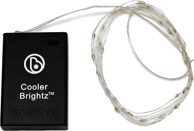 Brightz CoolerBrightz LED Cooler Light Rope - White - Waterproof Ice Chest Rope Light for Cooler - Colorful Bright Micro-LED Lights - Compatible with Yeti, ORCA, Igloo, Coleman and Ozark Ice Chests
