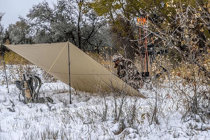 VIAM Outdoors | Granite Peak Ultralight Water Proof Tarp | 1.9oz | Tan