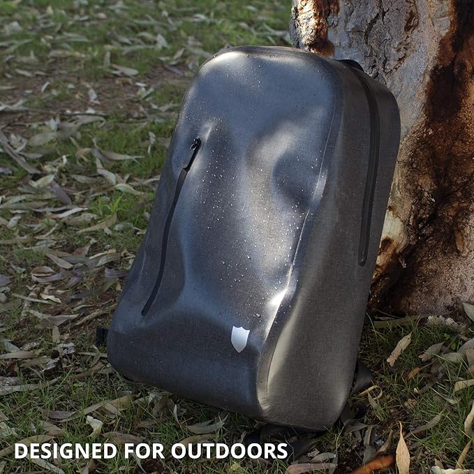 Airtight Waterproof Backpack - 20L Dry Bag for Hiking, Camping, Kayaking - Padded Shoulder Straps - Airtight Zipper for Outdoor Protection from Dust and Water