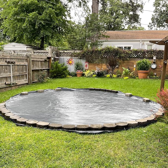 20x30 FT Tarps Heavy Duty Waterproof, 12 Mil Large Tarps with Grommets and Reinforced Edges, UV Resistant, Tear&Fade Resistant, Big Waterproof Covers for Outdoor Patio Roof Boat, 20 * 30 FT