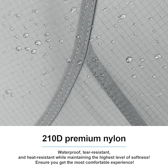 Camping Chairs for Adults, Supports 600 Lbs Lightweight Folding Camping Chair, Collapses to Size of Water Bottle Portable Camping Chair for Outdoor, Beach, Lawn, Travel, Picnics