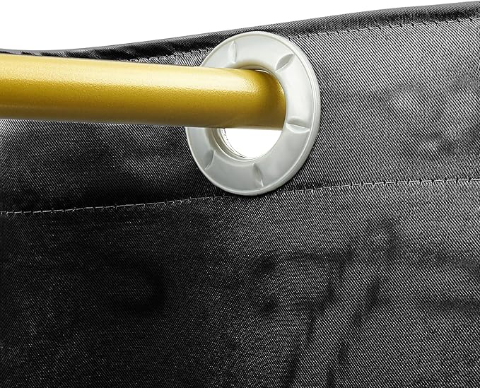 U-Dressing Room Privacy Protection Changing Room Divider - C-Shaped, Black, Big - Fitting Room Curtain for Boutique